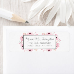 Spring Pinks Watercolor Floral Wedding Collection