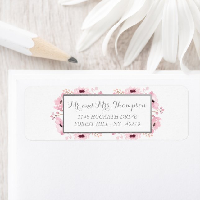 Spring Pinks Watercolor Floral Wedding Collection (Insitu)