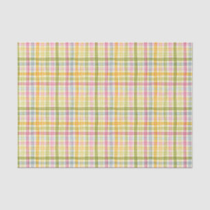 Spring Plaid Pastel Tissue Paper