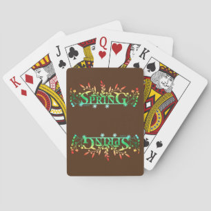 SPRING PLAYING CARDS