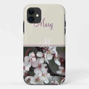 spring plum flowers iPhone 11 case