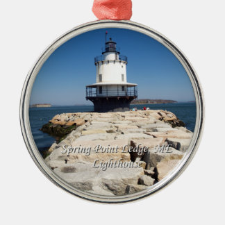 Spring Point Ledge Lighthouse Metal Tree Decoration