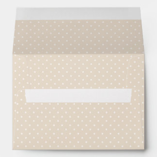 Spring Polka Dots Classic | Soft Linen Envelope