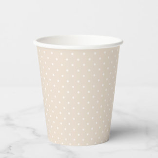 Spring Polka Dots Classic | Soft Linen Paper Cups
