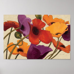 Spring Poppies Poster