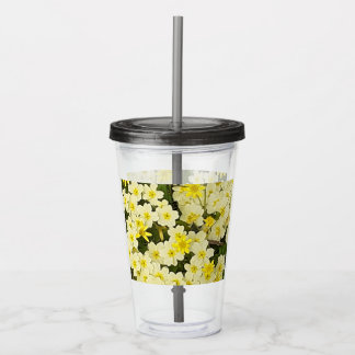 Spring Primroses Acrylic Tumbler