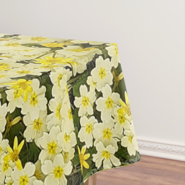 Spring Primroses  Tablecloth (In Situ)