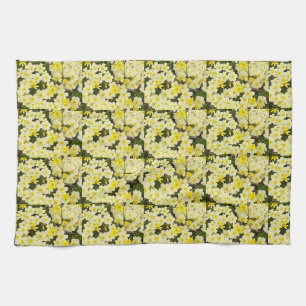 Spring Primroses Tea Towel