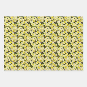 Spring Primroses Wrapping Paper Sheet