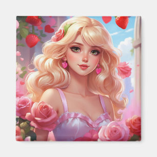 Spring princess magnet