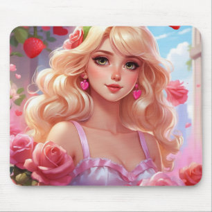 Spring princess mouse mat