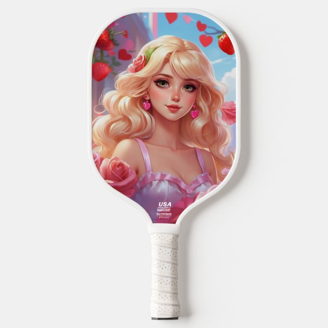 Spring princess  pickleball paddle (Front)