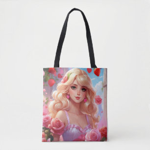 Spring princess tote bag