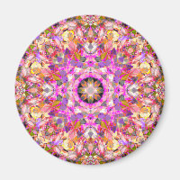 Spring Purple Yellow Green Star for Springtime