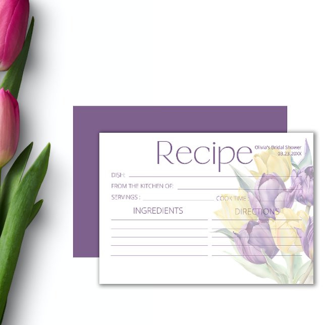 Spring Purple Yellow tTulips Recipe (Creator Uploaded)