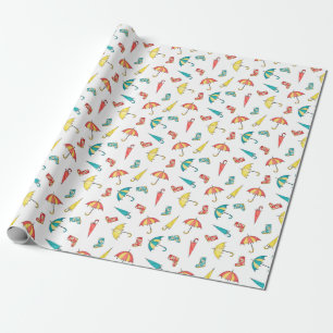 Spring Rain I Wrapping Paper