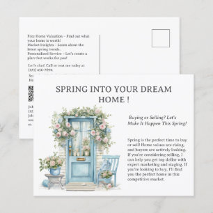 Spring Real Estate Postcard