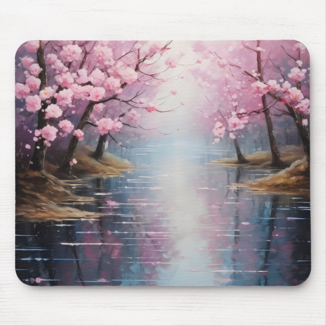 Spring River Banks Mouse Mat (Front)