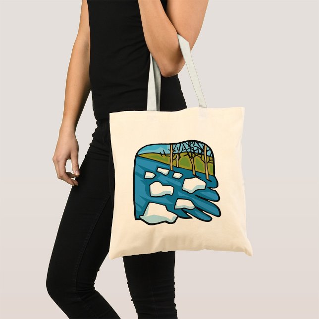 Spring River Tote Bag (Creator Uploaded)
