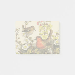 Spring Robin Birds Red Birding Post-it Notes
