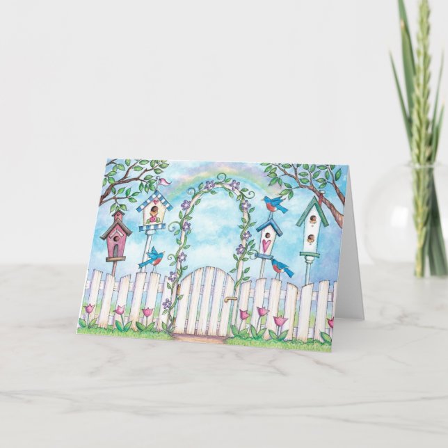 Spring Robins - Greeting Card (Front)