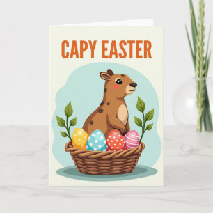 Spring Rodent Festive Eggs Card