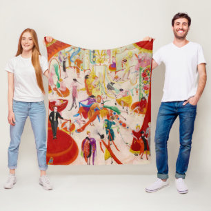 Spring Sale at Bendel's by Florine Stettheimer Fleece Blanket