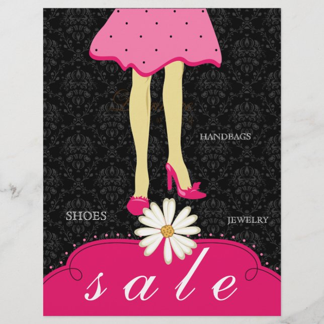 Spring Sale Flyer Fashion Shoes (Front)