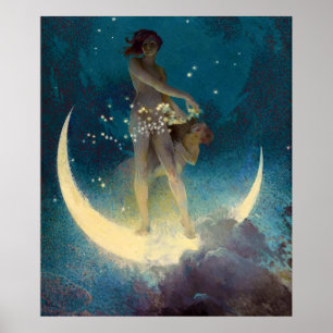 Spring Scattering Stars by Edwin Blashfield (1927) Poster
