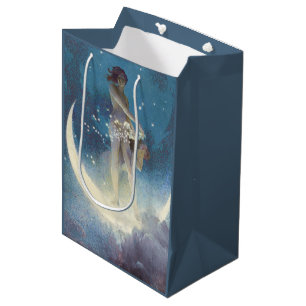 Spring Scattering Stars vintage illustration Medium Gift Bag