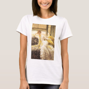 Spring (Seaside) by James Tissot, Vintage Portrait T-Shirt