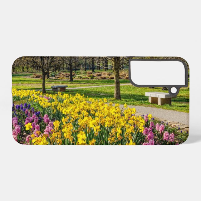Spring Season Flower Garden Samsung Galaxy Case (Back Horizontal)