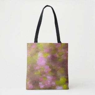 Spring Season Pinks Abstract Tote Bag