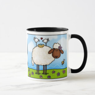 spring sheep mug