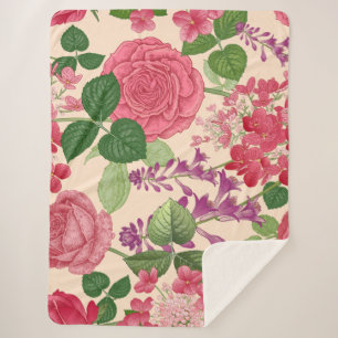 spring sherpa blanket