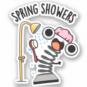 Spring Showers Funny Season Pun 