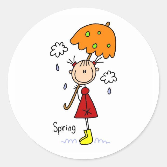 Spring Showers Sticker (Front)