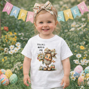 Spring Smiles Wrapped in a Bow Toddler T-Shirt