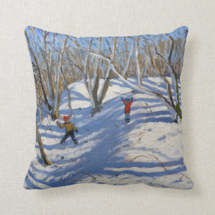 Spring Snow Newhaven Derbyshire 2008 Cushion