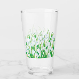 Spring Snowdrops Glass