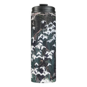 Spring Snowdrops Thermal Tumbler