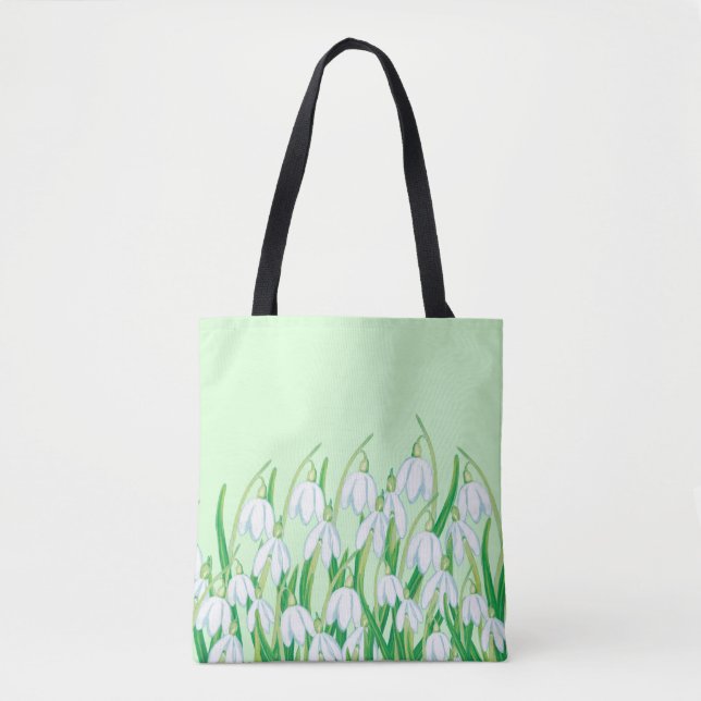 Spring Snowdrops   Tote Bag (Front)