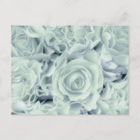 Spring Soft Green Roses + Satin Bouquet, template