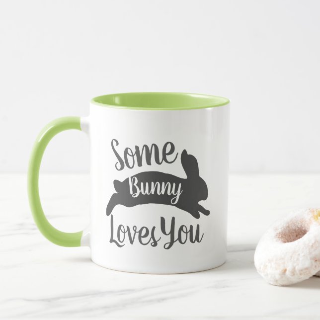 Spring Some Bunny Loves You Mug (With Donut)
