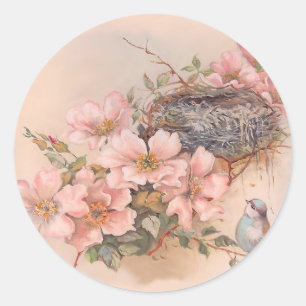 Spring Song Classic Round Sticker