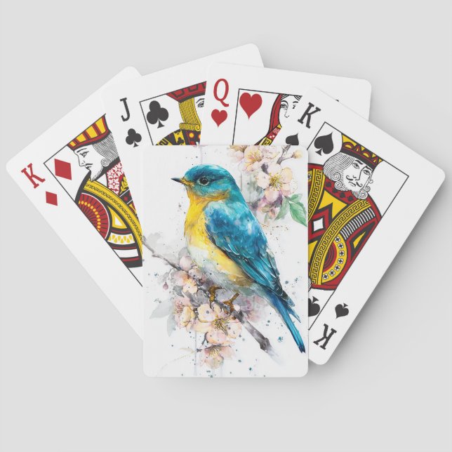 Spring Songbird Playing Cards (Back)