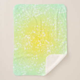 Spring Splatter Sherpa Blanket