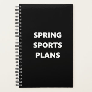 Spring Sports Planner Spring Sports Plans