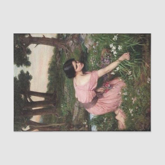 Spring Spreads One Green Lap of Flowers - 1910 Tissue Paper (Front)