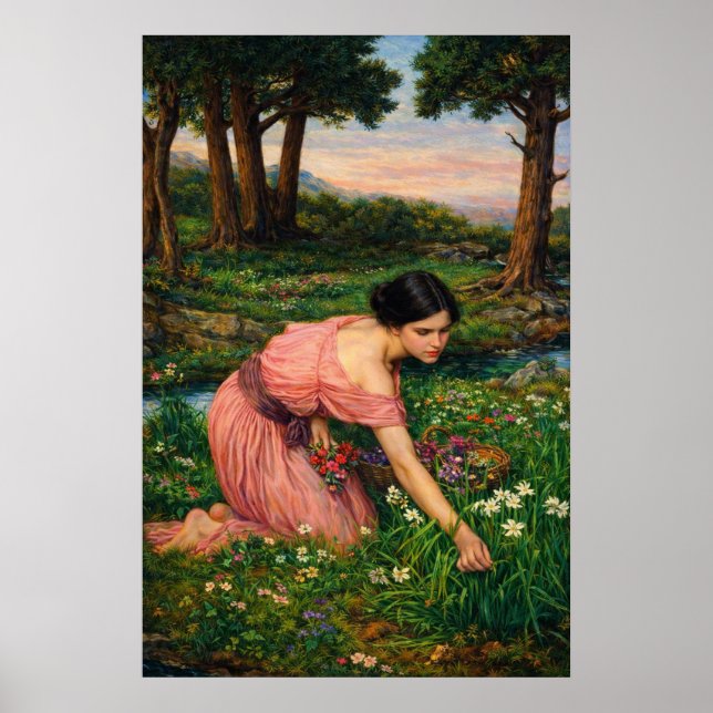 Spring Spreads One Green Lap of Flowers Poster (Front)